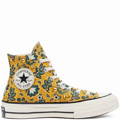 Férfi Converse Culture Prints Chuck 70 Magasszárú Cipő CO4069378 Arany/Bézs